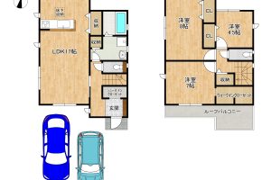 寝屋川市 葛原　新築戸建　22-2期　3号棟