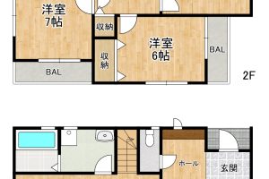 寝屋川市 池田旭町　新築戸建　2期　2号棟