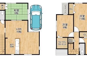 枚方市 黄金野　新築 戸建　第5　１号地