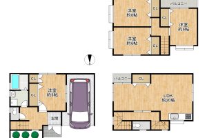 交野市 私部 ５丁目　中古 戸建